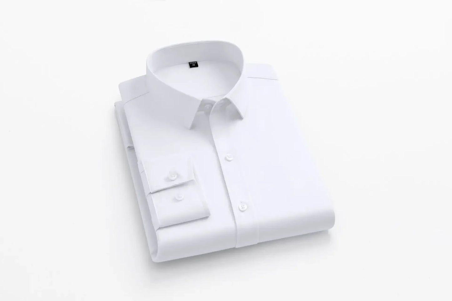 Men's long sleeved elastic shirt, non ironing business dress, professional work attire, stand up collar shirt men shirts