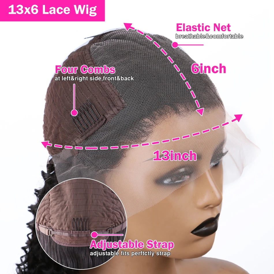 Mossily 300 Density Brazilian 30 40 Inch Bone Straight 13x4 13x6 HD Lace Front Human Hair Wigs Lace Frontal Wig 5x5 Glueless Wig