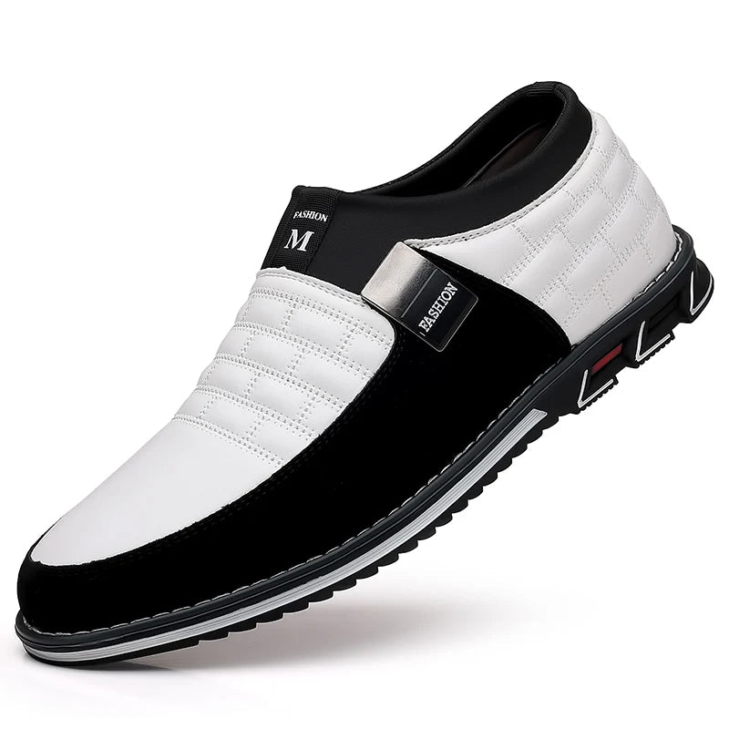 Men Business Casual Shoes Slip-on PU Leather Shoes Plus Size Formal Sneakers for Men Wedding Party Office Oxfords Dress Shoes
