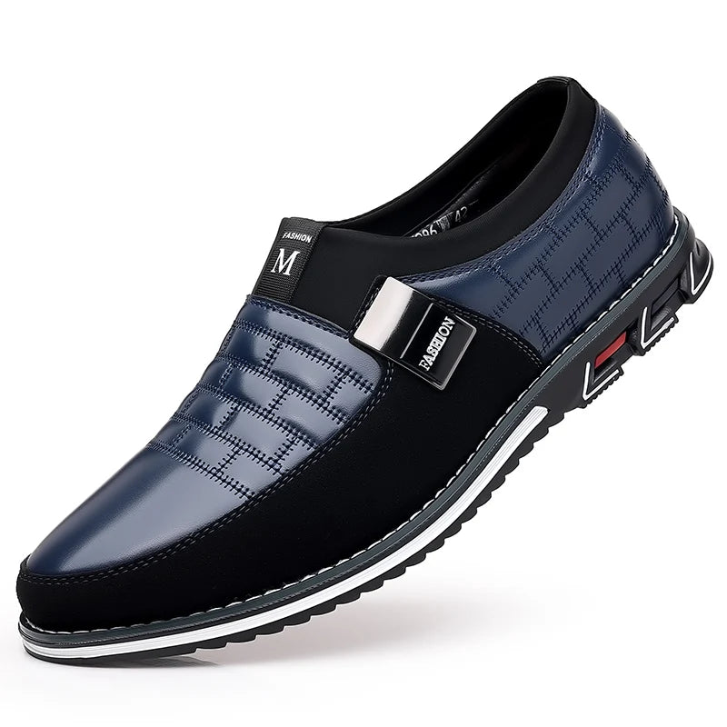 Men Business Casual Shoes Slip-on PU Leather Shoes Plus Size Formal Sneakers for Men Wedding Party Office Oxfords Dress Shoes