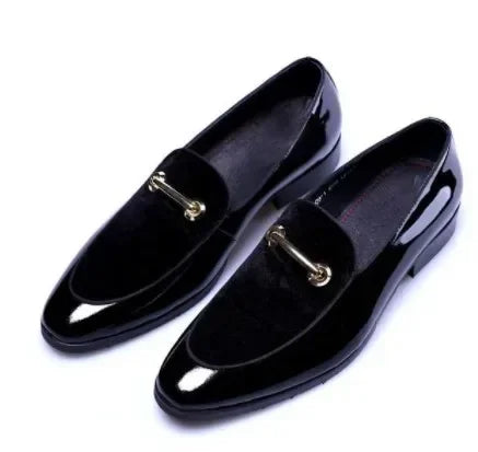 ZapatosPara HombreMen Social Shoe AutumnLuxury Men Dress Leather Shoe Fashion Flat Men Shoe Italian Business Casual Shoes Loafer