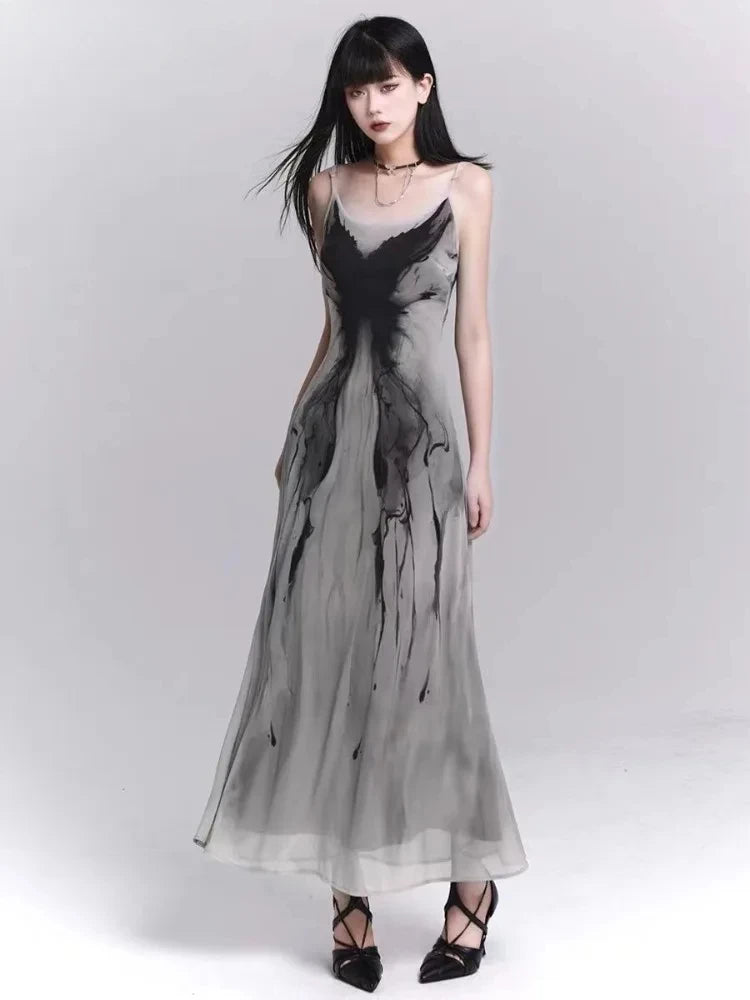2000s Vintage Y2k Dress Women Bodycon Sexy Y2k Evening Party Dress Sweet Slim Elegant Office Lady One Piece Dress Korean Chic
