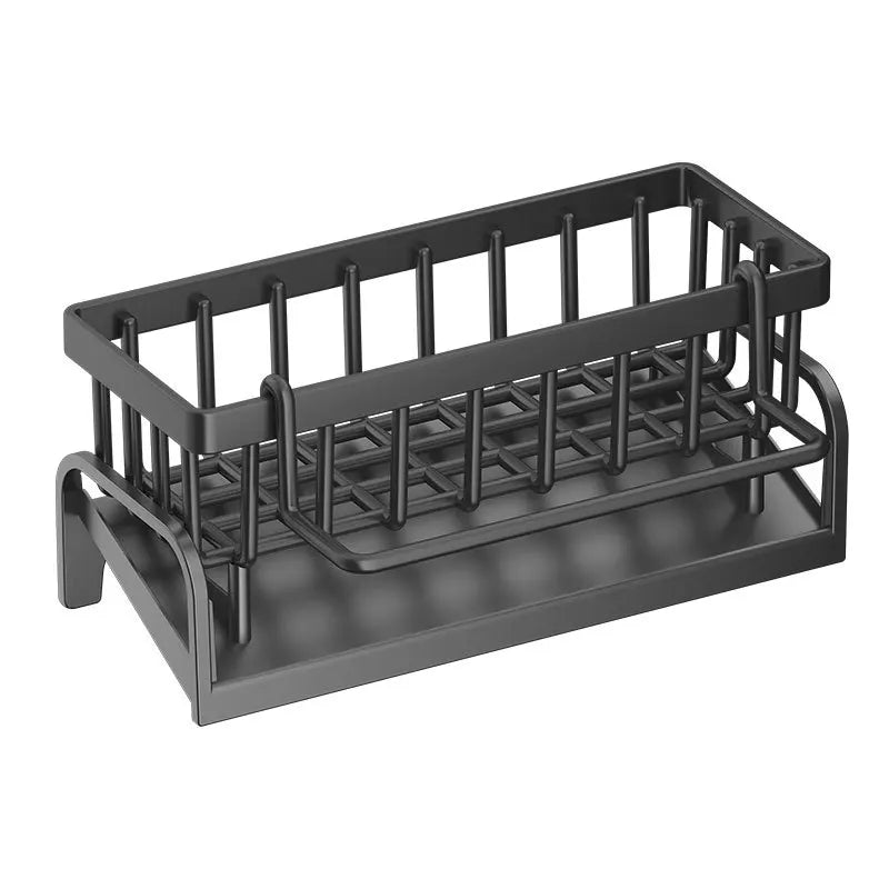 Kitchen Stainless Steel Sink Drain Rack Sponge Storage Faucet Holder Soap Drainer Towel Rack Shelf Organizer Kitchen Accessories